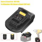 New Adapter Converter For Milwaukee M18 Li-ion Battery To For Dewalt 20v Tools