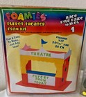 New - Bundle 2 Kids Craft Kits - Puppet Theater Foam Kit And 40 Puppets Foam Kit