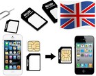 Nano Sim Card To Micro Standard Sim Adapter Converter Set For Iphone   Samsung