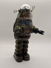 Vintage 1983 Biriken Shokai Robby The Robot Tin Windup Figure  no Key 
