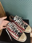 Vintage 80s Converse Made In Usa Chuck Taylor All Star Low American Flag Size 11