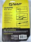Nap Quikfletch 2  Quikspin Black Tube 6 Pk W o o