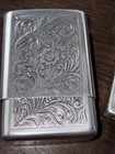 Vintage Park Industries Aluminum Cigarette Case And Matching Lighter Usa