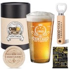 70th Birthday Gifts For Men  Vintage 1955 Beer Glass  1955 Beer Glass Set