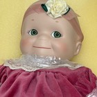 The Danbury Mint Vtg Kewpie A Gift Of Love Porcelain Collector Doll Rose Hair