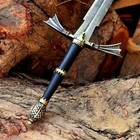 Handmade Daemon Dark Sister Sword     House Of The Dragon Replica With Wall Plaque