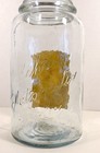 Antique Claussen Pickle Jar 5  Beautiful Old Wavey Glass