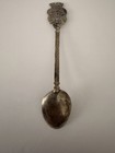 Vintage Spain Espana Souvenir Spoon  915 Solid Silver Enamel Shield Crown 10g