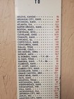 Rare Early Pepsi Metal Advertising Mileage - Distance Sign Wichita Ks  Display