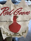 Vtg-red Goose Shoes Advertising Banner Boots General Store Sign Country Store