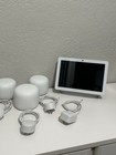 Google Nest Hub Max Chalk Smart Speaker   Google Nest Router Bundle Read Desc