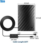 5600miles Tv Antenna Hdtv Amplified Digital 4k 1080p Long Range Indoor Upgraded