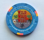 Vintage Bally s Park Place Wild Wild West 1997 Atlantic City Nj  10 Casino Chip