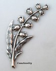  5029 Antiqued  925 Sterling Silver Plated Lily Of The Valley Component