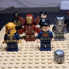 Lego Super Heroes Minifigure Lot Of 15  Marvel And Dc  With Extra Helmets 