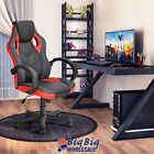 Gaming Chair Ergonomic Racing Style Office Computer Desk Pu Leather Swivel Back