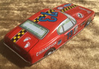 1960s Vintage Tin Litho Friction Champion Gulf Stock Race Car  73 Japan 5 25   