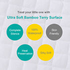 Waterproof Bassinet Mattress Pad Cover Bamboo Surface 2 Pack Multi-size Options