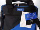 New Ebonite Basic Single Ball Shoulder Bowling Ball   Shoe Bag Black blue Nwt