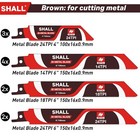 Shall 34 Pc Wood Pruning Saw Blades For Reciprocating saws sabre Saws