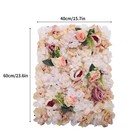 24 x16  Silk Rose Wall  Artificial Flower Wall Backdrop Flower Panel For Wedding