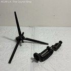 Vintage Black Leica 14100 Tooug Tripod   Heiland Light Mount Clamp