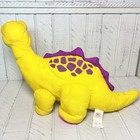 Fisher-price Puffalump Dino Roars Plush Dinosaur Yellow Stegosaurus Vintage 1992