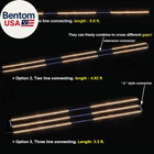 Under Cabinet Led Lighting Kit  6 Pcs Dimmable Led Strip Lights With Remote Cont
