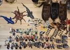Vintage Pyrates Pirates Of The Caribbean Playsets Mega Bloks Huge Lot 28 Minifig
