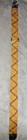 Vintage 1970s Guitar Strap Leather Ends  Metal Buckle  Metal Rivets  Metal Loop 