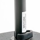 Proline Ms112bk Desktop Boom Microphone Stands With Shure Mic Clips  pair 