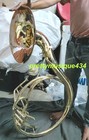 Sousaphone 16  Bell Size Of Pure Brass Metal In Golden  Case Box   Free Shipping