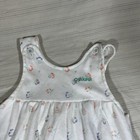 Vintage Oshkosh Bgosh Bubble Romper 12 Months  Rare Floral Print Ruffles Usa M1