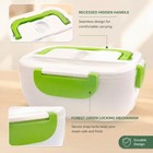 Portable Rice Box Leak-proof Buckle Seal Design  Square Stackable Design To Save