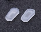 5 Pairs Slip-on Nose Pads Covers soft Silicone Eyeglass Nosepads Anti-slip Glass