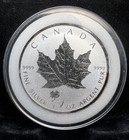             2016 Lucky Clover Privy Reverse Proof Canada Silver Maple 1oz 9999 Rcm