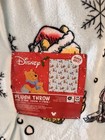Disney Winnie The Pooh Tigger Eeyore Christmas Holidays Throw Blanket 60    X 70   