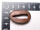 Edo Period Japan Antique Shakudo Only Fuchi Sword Guard