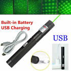 9900mile Rechargeable Lazer Green Laser Pointer Pen Astronomy Visible Beam Light