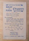 Trade Card Antique Food Chopper 1800 s Meat Grinder Enterprise Victorian
