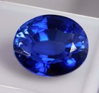 Certified Natural 17 35 Ct Ceylon Blue Sapphire Oval Cut Loose Gemstone