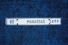 1980 Manassas Virginia License Plate Topper