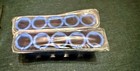 Vise Power Lift Oval Bowling Finger Inserts Blue 4 0 11 16 Pack Of 10 New