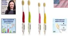 Dr  Plotka s Soft Toothbrush Family Set - 2 Kids   2 Adults  Assorted Colors