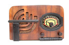 Vintage 1930s Antique Autocrat Extreme Art Deco Old Depression Era Antique Radio