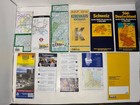 Travel Maps Lot Of 12 Europe London Paris Germany Switzerland
