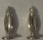 Vintage Godinger Silver Art Co Heavy Baroque Salt Pepper Shakers Nieman Marcus
