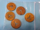Vintage Nyc Subway Token New York City Transit Authority Lot Of 5 Small Tokens