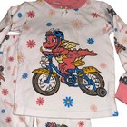 Y2k 2001 Rare Cassie Dragon Tales Girls  Pajama Set Size 5 Runs Small   2 3 4