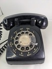 Bell System Western Electric Rotary Desk Phone Black 500